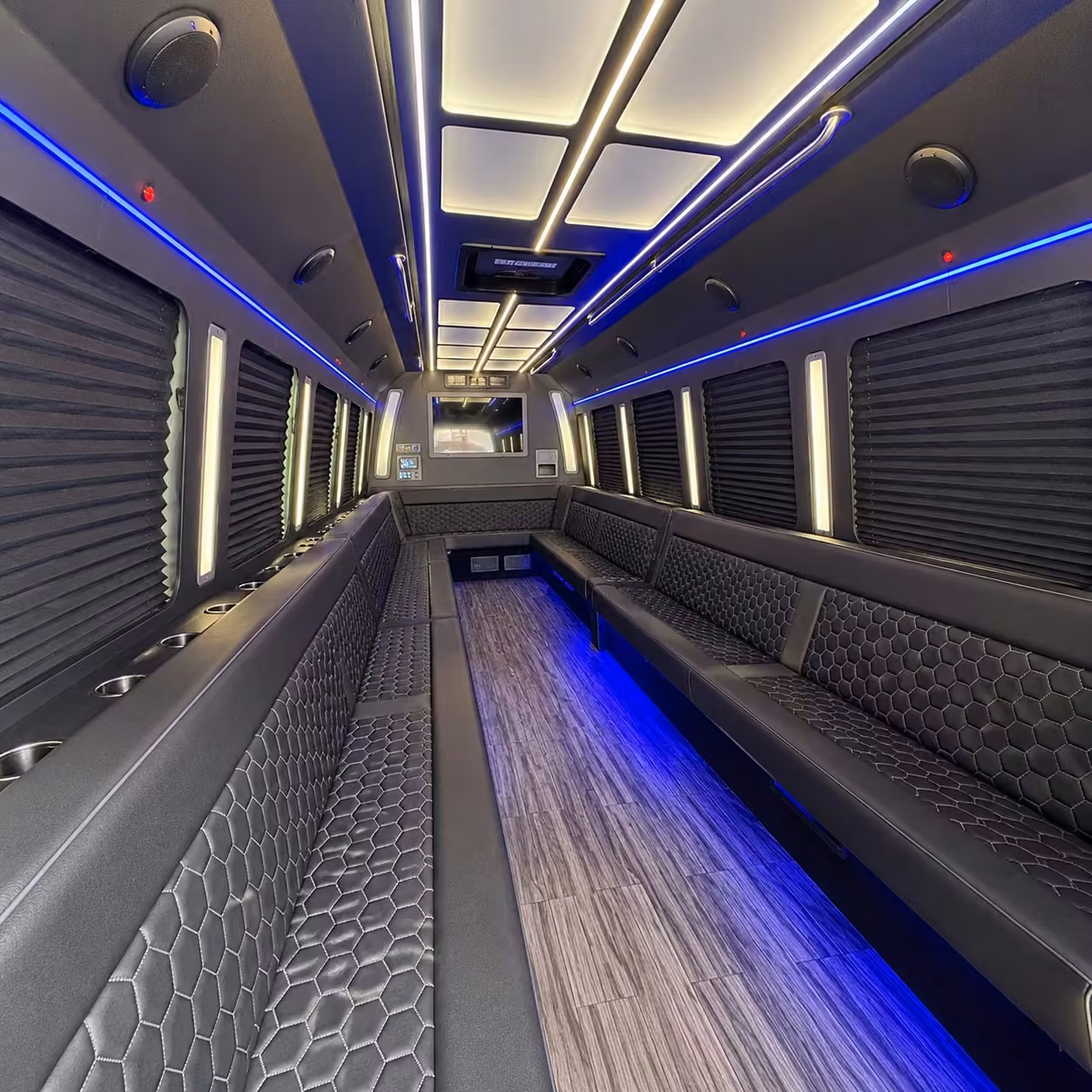 arlington party bus interior